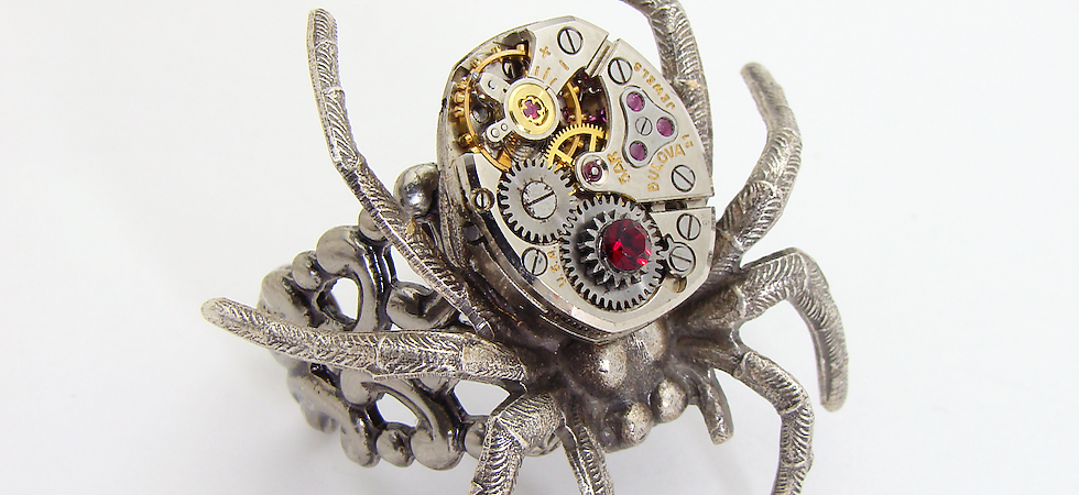 Steampunk Rings 22 New Clockwork Jewelry Designs by Maria Sparks